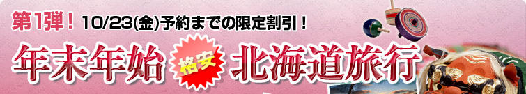年末年始の格安北海道旅行