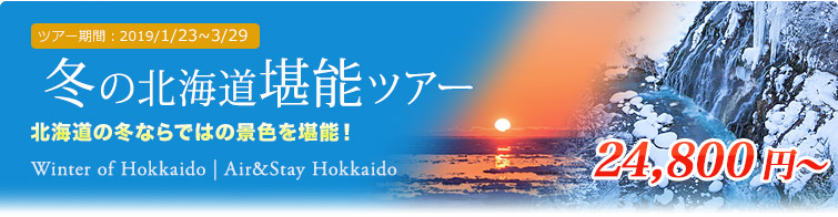 冬の北海道堪能ツアー