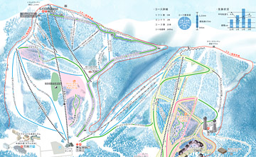 星野リゾート　トマム スキー場ゲレンデマップ