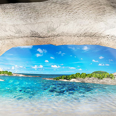 波打ち際の海岸