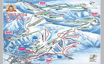 上越国際スキー場ゲレンデマップ