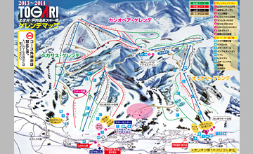 戸狩温泉スキー場ゲレンデマップ