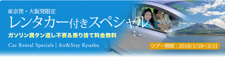 レンタカー付きスペシャルプラン
