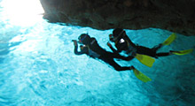 青の洞窟シュノーケル
