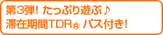 第3弾-たっぷり遊ぶ♪滞在期間TDR&reg;パス付き